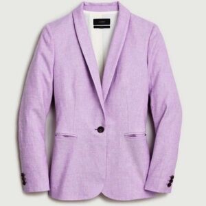 J.Crew Parke blazer in stretch linen size 6 (lilac color)
